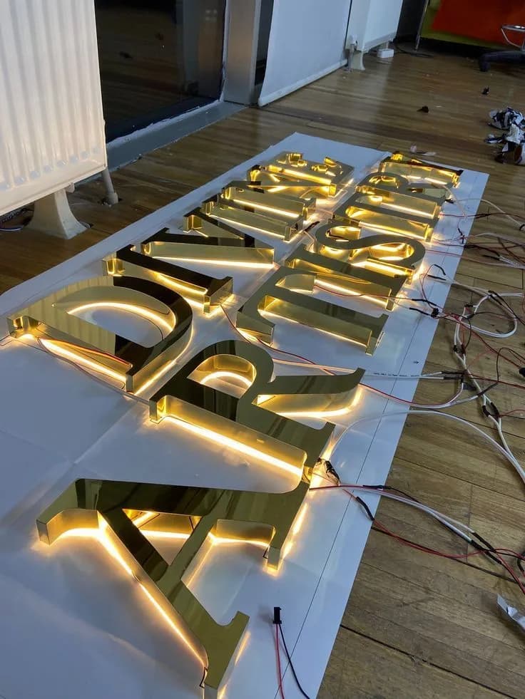 Back Lit Reverse Channel Letters