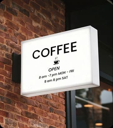 Box Sign / Sign Cabinet