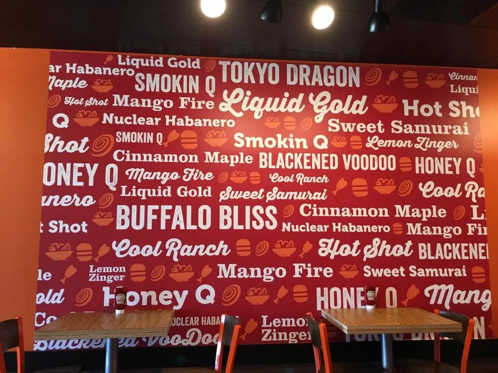 Vinyl Interior Signs